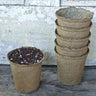 Cow Pots 4 Round TALL (25 count) - Supplies