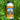 Neptune's Harvest organic fish fertilizer bottle on a healthy green garden background
